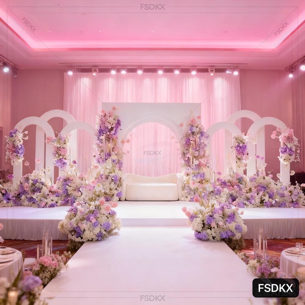 Luxury New Design Wedding Back - огляд і ціна Pvc Panel Background