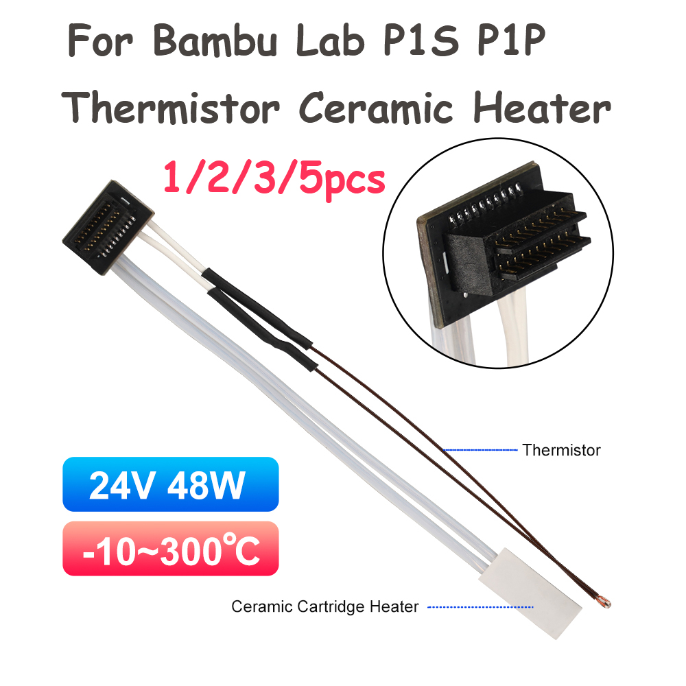 For Bambu Lab P1P Heating Tube - огляд і ціна Ceramic Heat Emitter