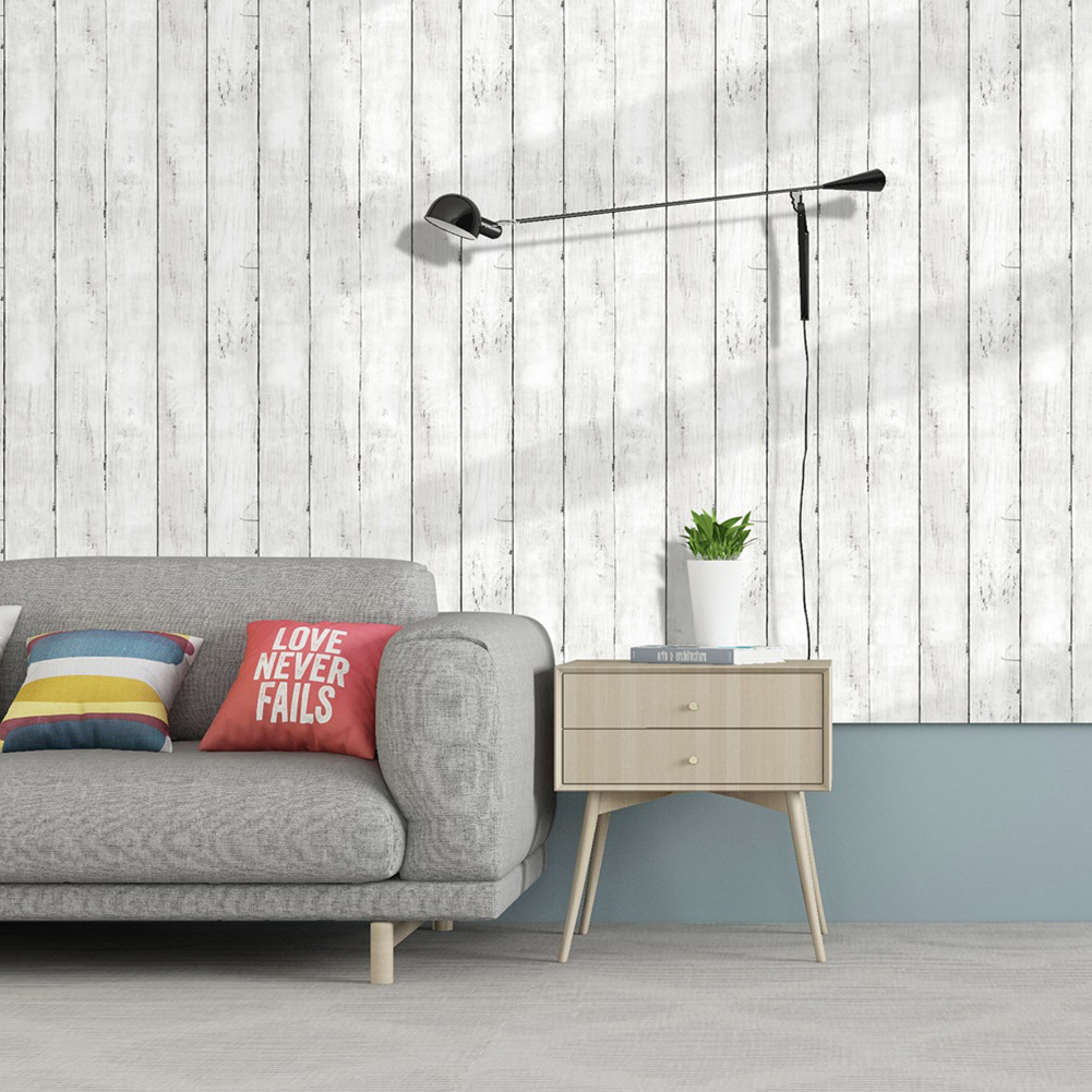Retro Style White Wood Grain M - огляд і ціна Pvc Panel Background