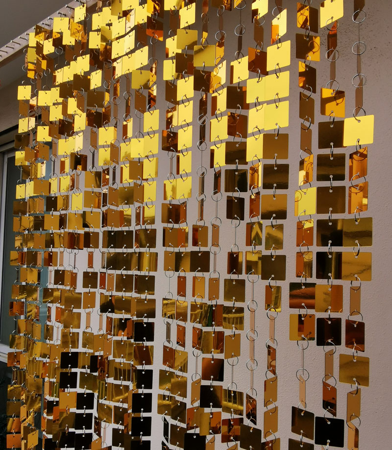 3cm Gold Silver Square Sequins - огляд і ціна Pvc Panel Background