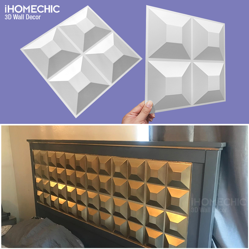 30cm 3D Wall Panel Wavy lines  - огляд і ціна Pvc Panel Background